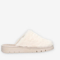 Pantofole in Pelliccia Sintetica Bianca - Modello WARM29