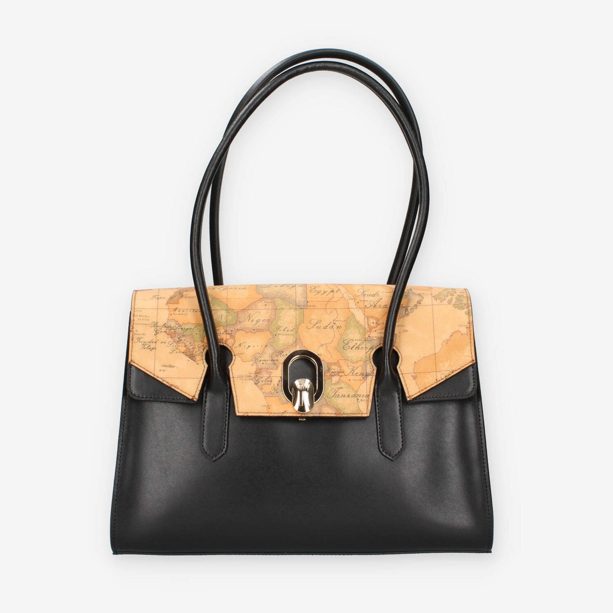Borsa a Mano Elegante Alviero Martini Prima Classe con Dettagli Geo