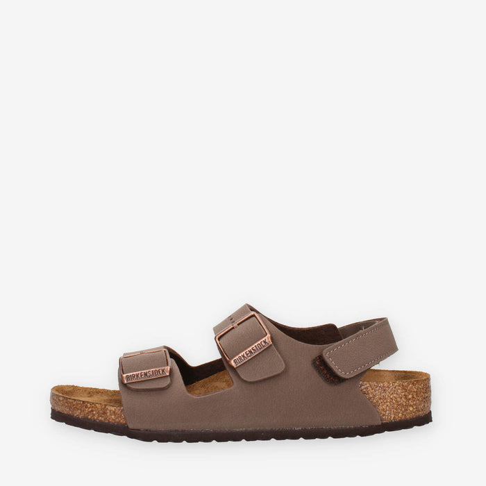 Birkenstock 1029474 Milano Hl Kids Sandali mocca (calzata stretta)