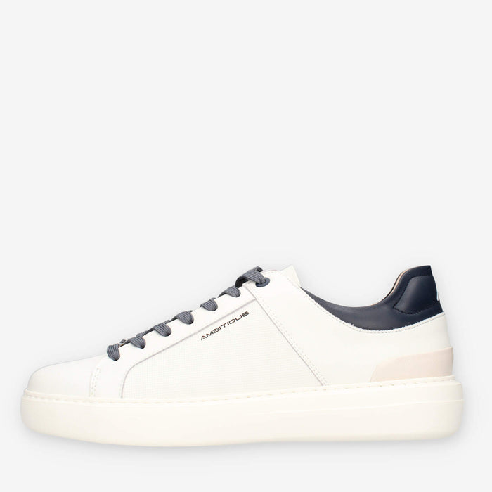 Ambitious 14199-7357AM-W/N Sneakers bianche e blu da uomo