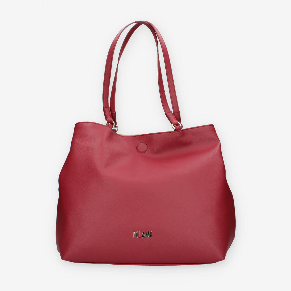 Alviero Martini Prima Classe LMLE28-9729-0312 Shopping reversibile rosso tiziano e Geo Classic