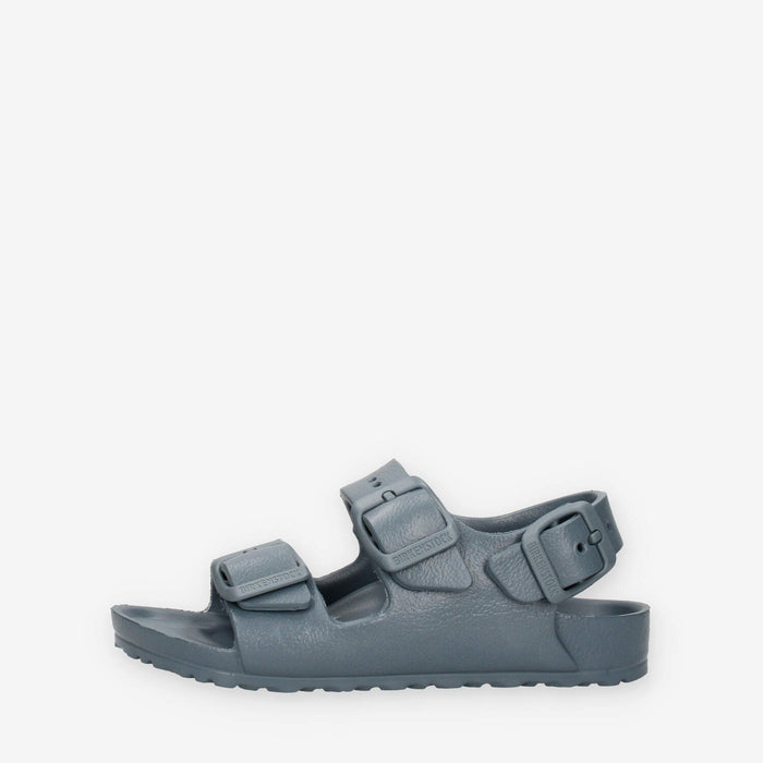 Birkenstock 1031406 Milano Eva kids Sandali grigi da bimbo (calzata stretta)