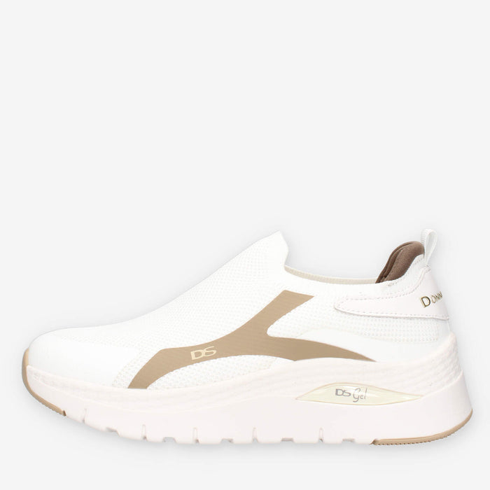 Donna Serena 145672DM-BIANCO-PLAT Slip on bianche da donna