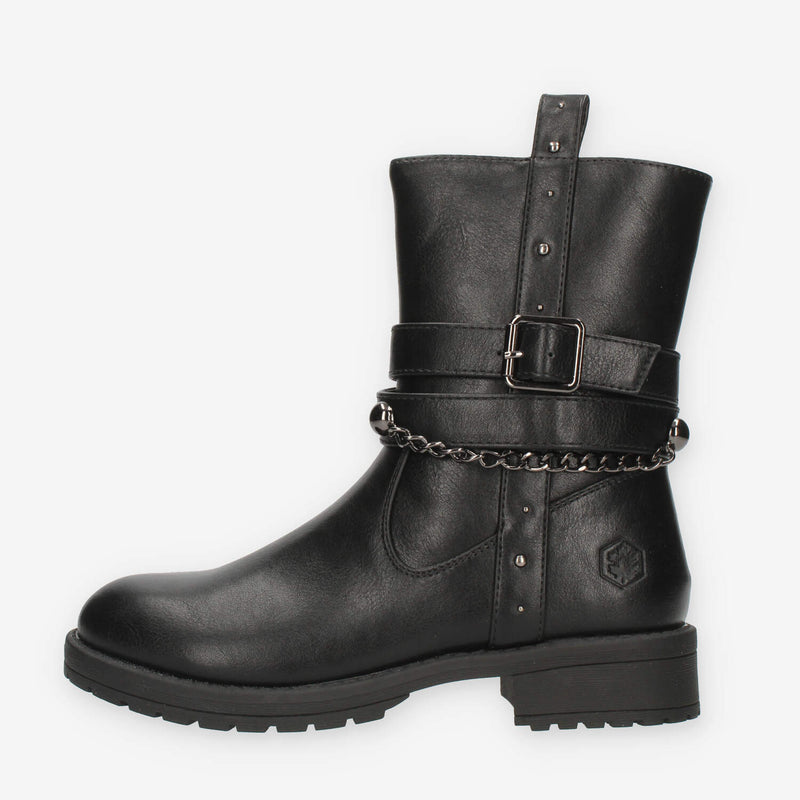 Lumberjack Sweet Stivaletti neri da bimba Sorrentino Shop