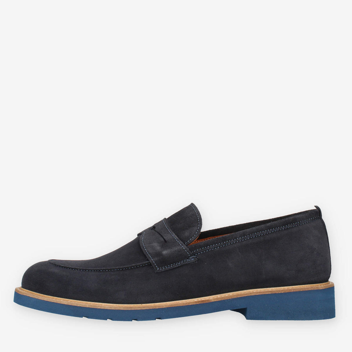 Exton 5176-CAM-BLU Mocassini blu da uomo