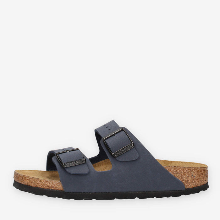 Birkenstock 0552903 Arizona Kids BS Sandali scalzati bassi blu (calzata stretta)