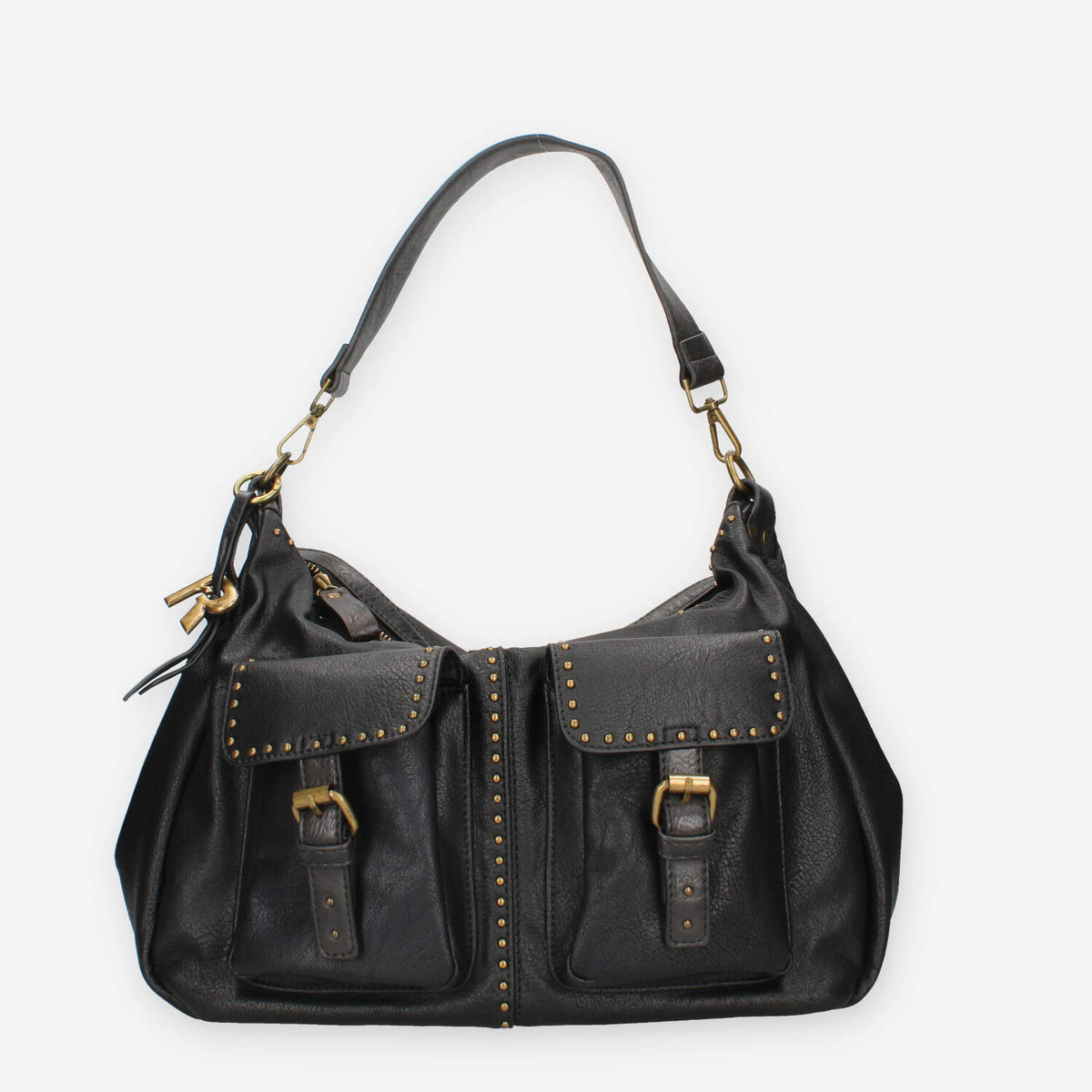 Refresh 183341-NEGRO BOLSO Borsa a spalla nero da donna
