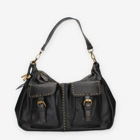 Refresh 183341-NEGRO BOLSO Borsa a spalla nero da donna
