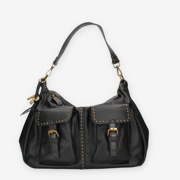 Refresh 183341-NEGRO BOLSO Borsa a spalla nero da donna