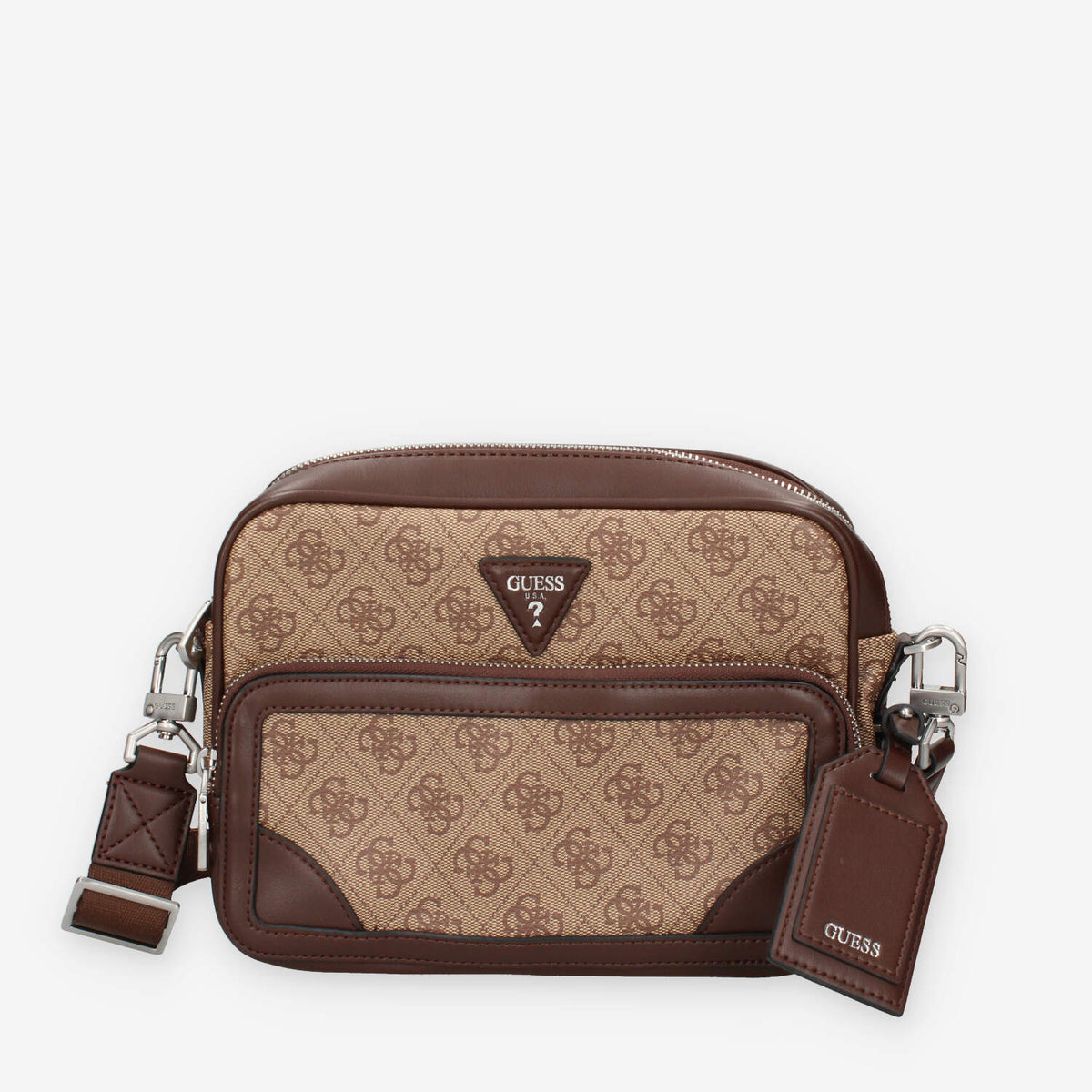 Guess HMMILL-P6222-BEG MILANO CROSSBODY DOUBLE ZIP