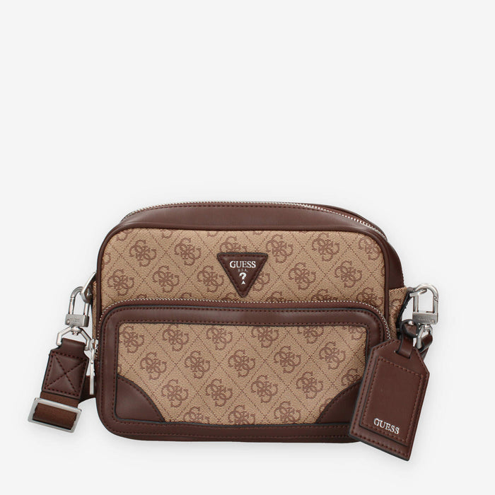 Guess HMMILL-P6222-BEG MILANO CROSSBODY DOUBLE ZIP