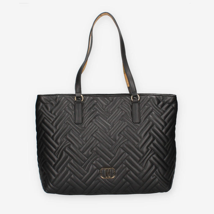 Alviero Martini Prima Classe LLD11-9143-0001 Borsa Shopping nera e Geo Classic