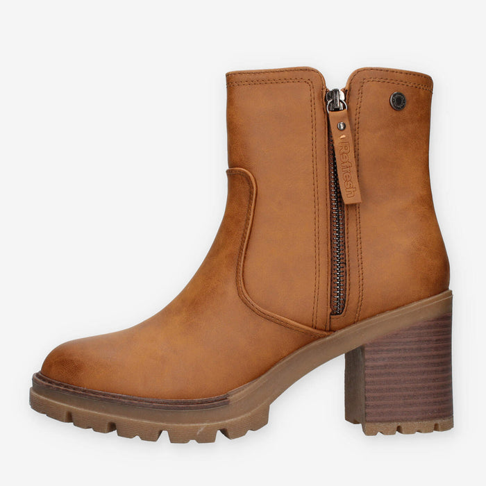 Refresh 172970-CAMEL BOTIN Stivaletti camel da donna