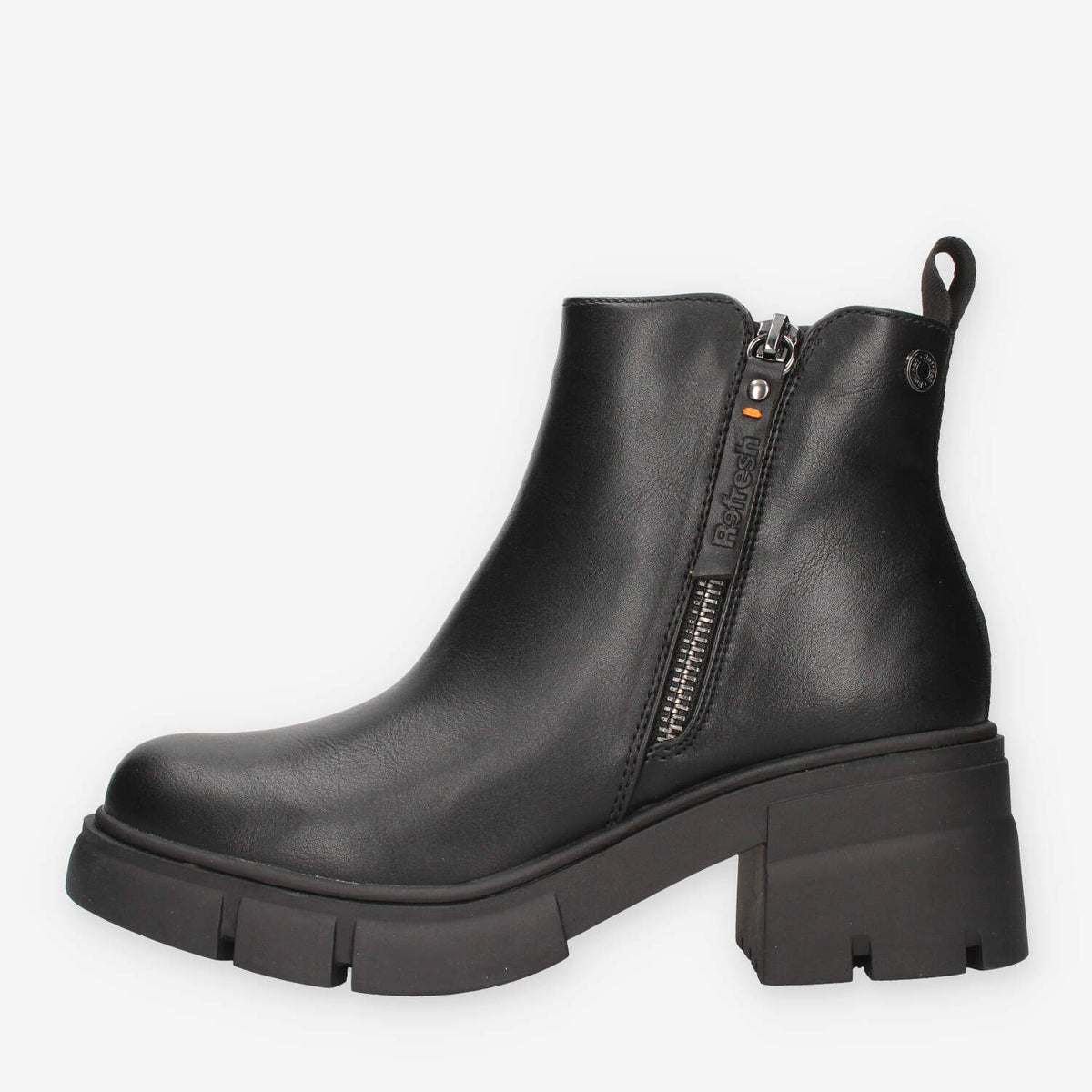 Refresh 171054-NEGRO BOTIN Stivaletti neri da donna
