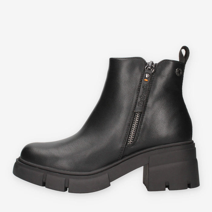 Refresh 171054-NEGRO BOTIN Stivaletti neri da donna