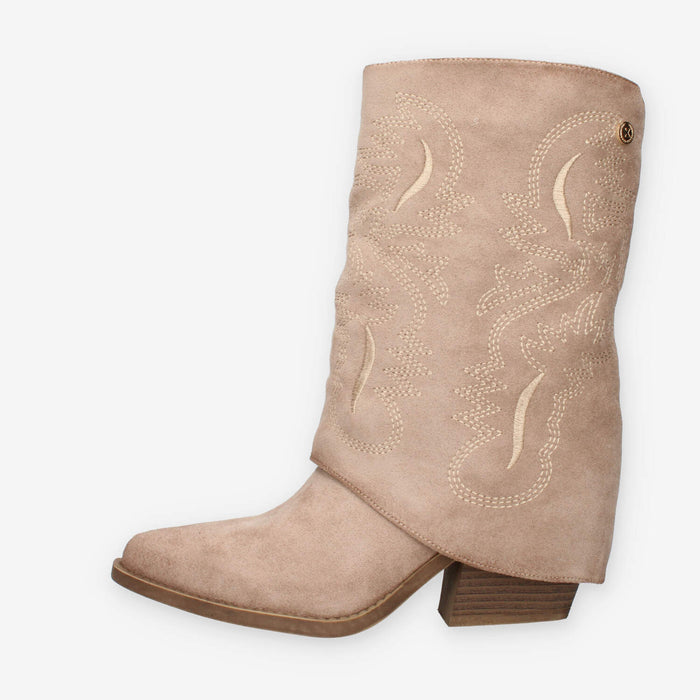 Xti Tentations 144470-BEIGE Stivaletti beige da donna