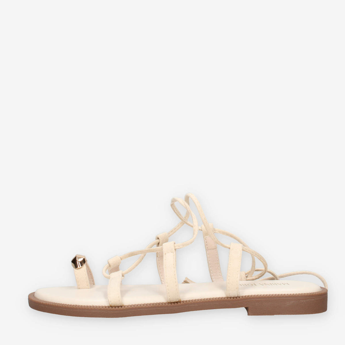 Marina Torres J41243-59-BEIGE Sandali infradito beige alla schiava