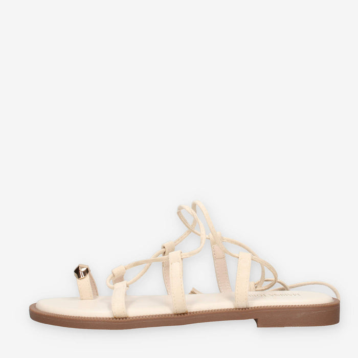 Marina Torres J41243-59-BEIGE Sandali infradito beige alla schiava