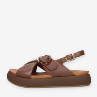 Inuovo A96066-PRALINE Sandali marroni da donna