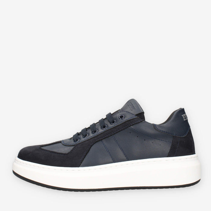 Ferre FU-193-BLU Sneakers nere e blu da uomo