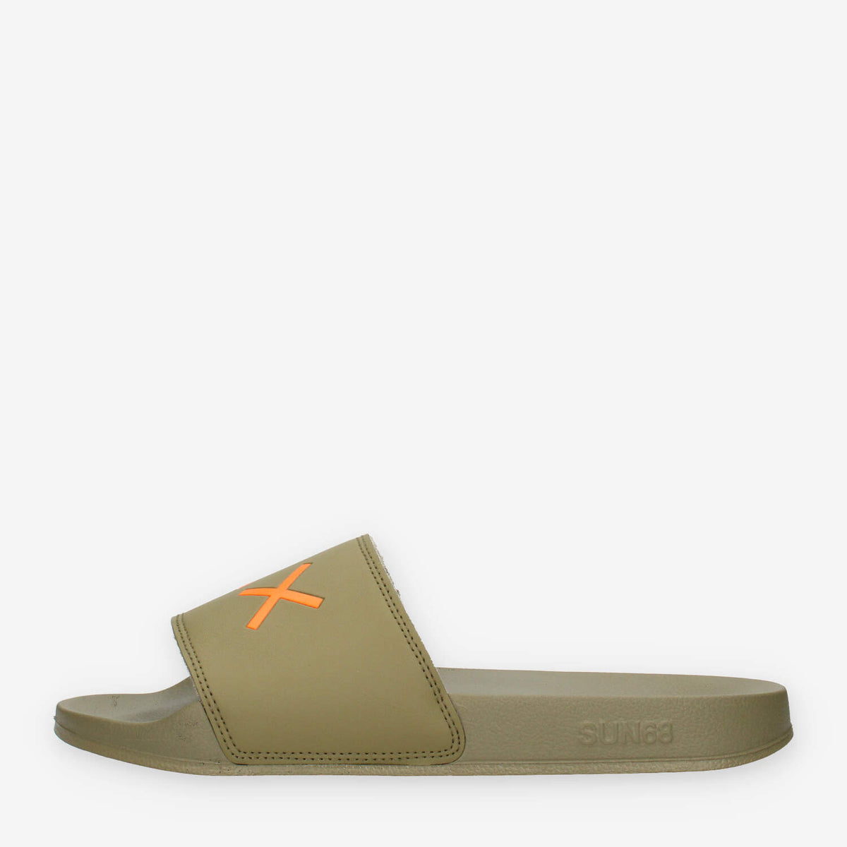 Sun 68 X36110-19MILITARE SLIPPERS LOGO Ciabatte verdi da uomo