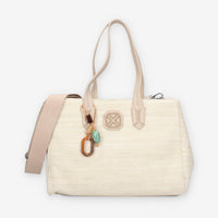 Xti Tentations 184439-BEIGE BEIGE RAFIA LADIES BAGS