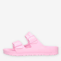 Birkenstock 1027355 Arizona Eva Sandali scalzati rosa (calzata stretta)
