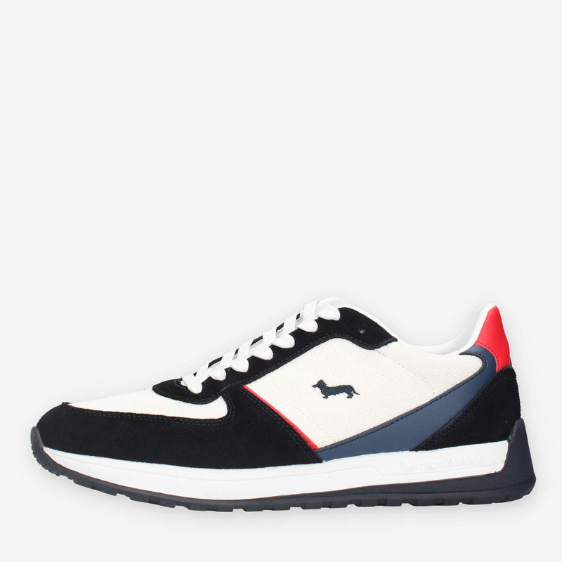 Harmont Blaine Sneakers blu bianche e rosse da uomo
