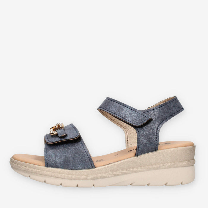 Valleverde 55566-BLU Sandali blu da donna