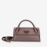 Marc Ellis FLAT ARROW_24-CHOCOLATE / LIGHT OTTONE Borsa a tracolla cioccolata e ottone