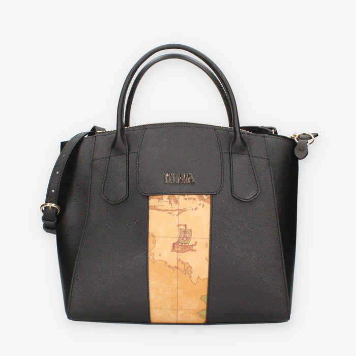 Alviero Martini Prima Classe LLD25-9407-0001 Borsa a mano nera e Geo Classic