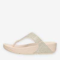 Fit Flop A4Z-675 Lulu Sandali infradito platino glitterati