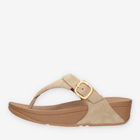 Fit Flop A4J-923 Lulu Sandali infradito beige in camoscio con fibbia