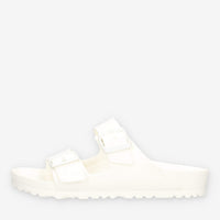 Birkenstock 0129443-WHITE Arizona Eva Sandali scalzati bianchi (calzata stretta)