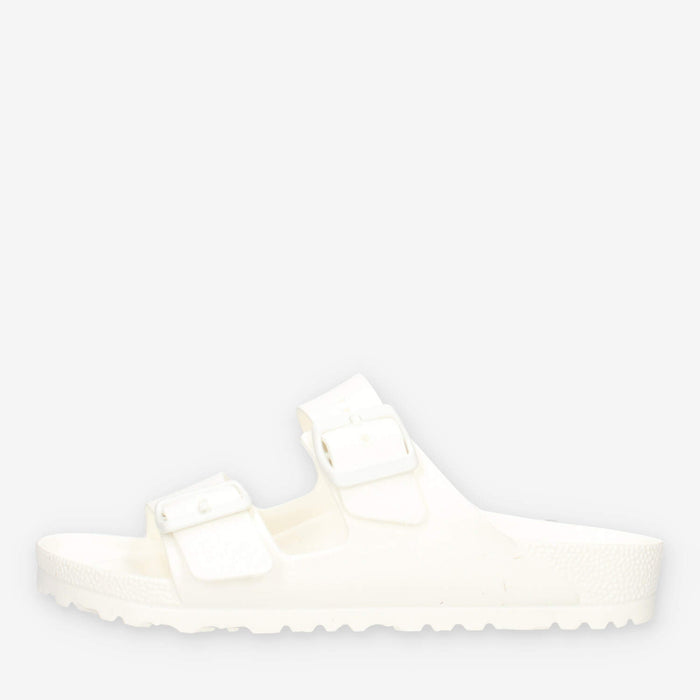 Birkenstock 0129443-WHITE Arizona Eva Sandali scalzati bianchi (calzata stretta)