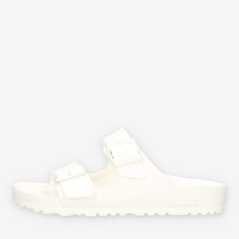 Birkenstock 0129443-WHITE Arizona Eva Sandali scalzati bianchi (calzata stretta)