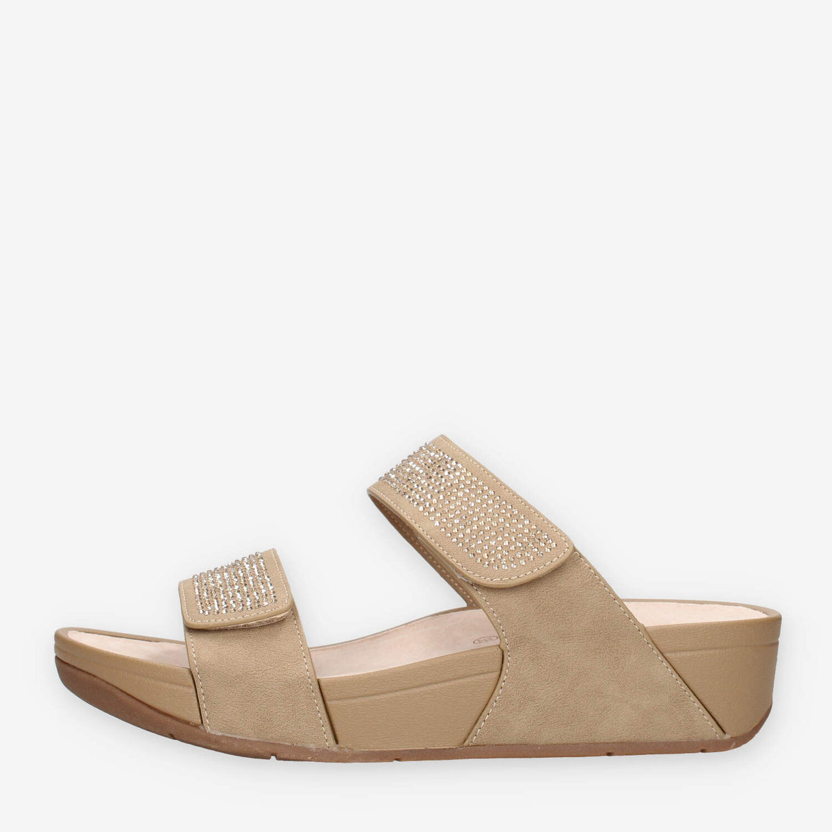 Valleverde V651Z-TAUPE Sandali scalzati taupe da donna