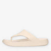 Crocs CR.212018-FRAP Getaway Triangle Flip Infradito beige da donna