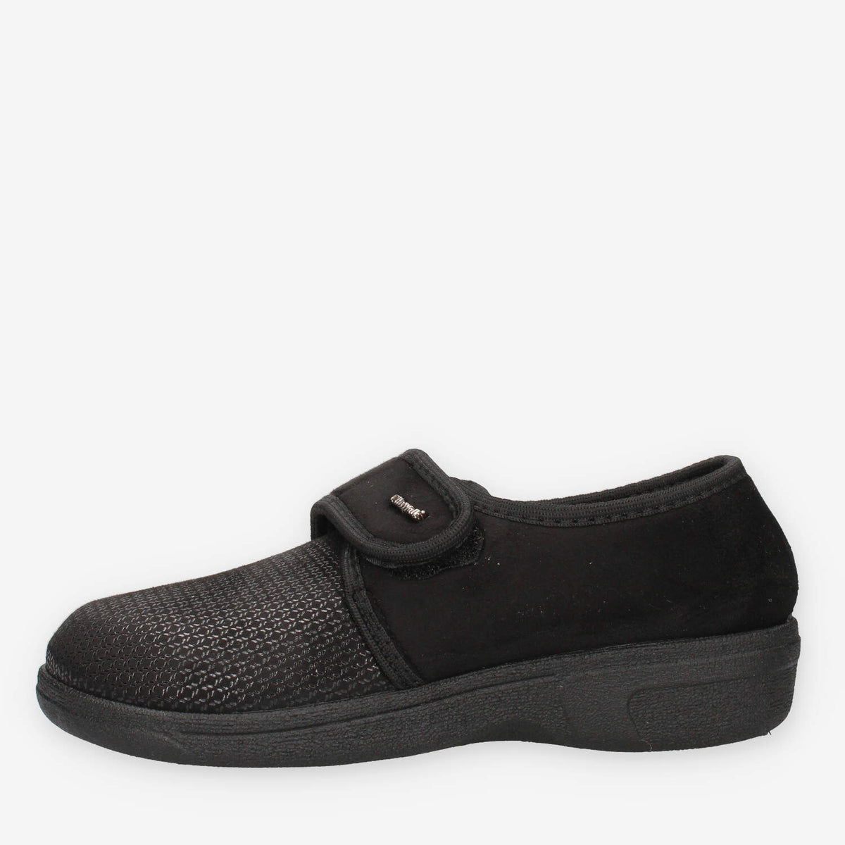 Clia Walk HOME67-NERO Ciabatte a scarpa nere da donna