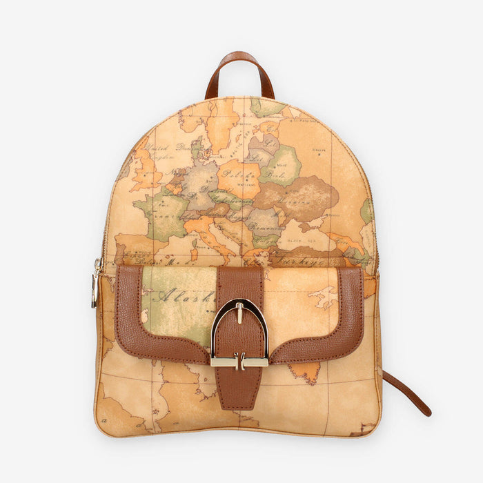 Alviero Martini Prima Classe LLD68-G611-0548 Zaino Geo Classic e castagna