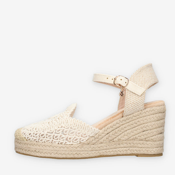 Xti Tentations 145417-BEIGE Espadrillas beige da donna