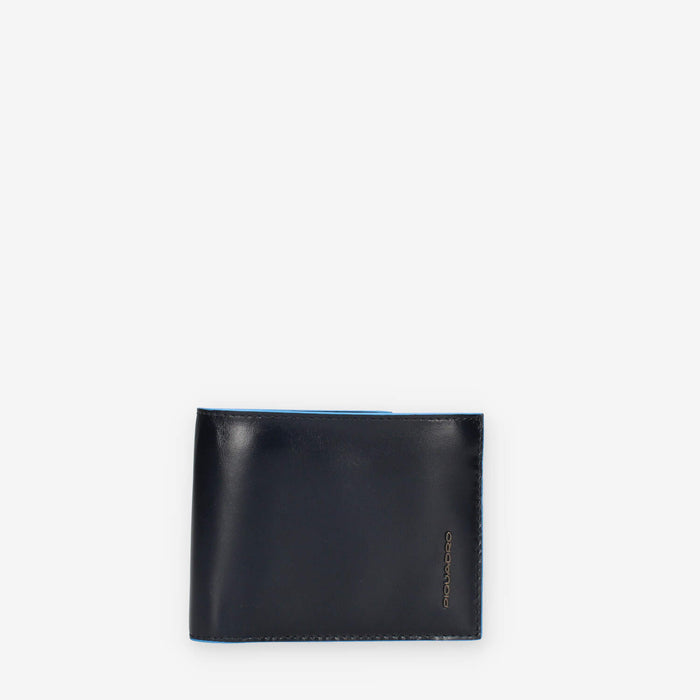 Piquadro PU4188B2R-BLU2 Portafogli blu con porta carte di credito