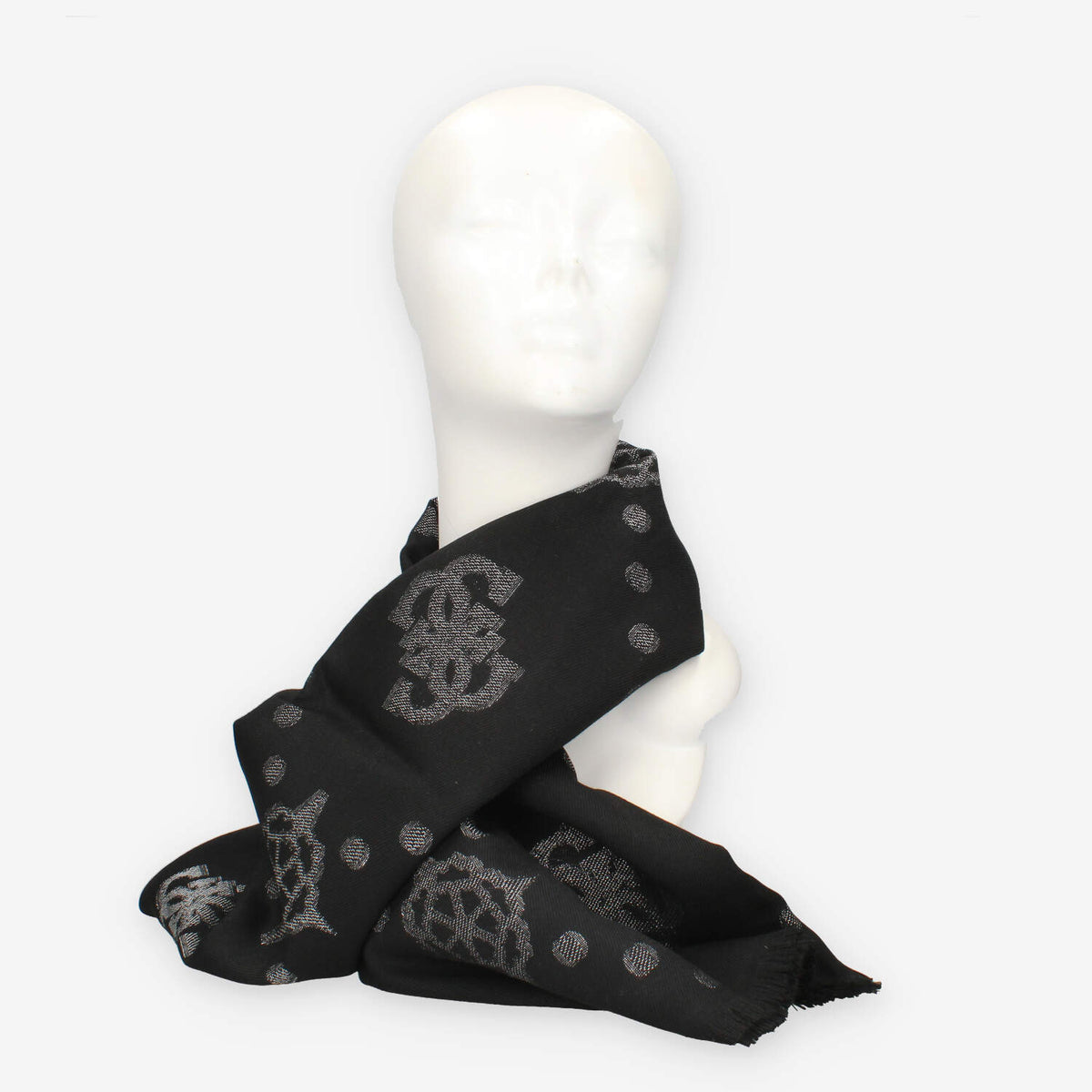 Guess AW5408-POL03-BLA ZALINA SCARF 70X180