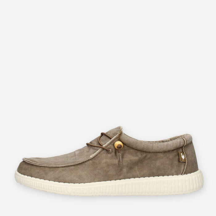 Walk in Pitas WP150-WALLABI-WASHED-27TAU Slip on taupe da uomo