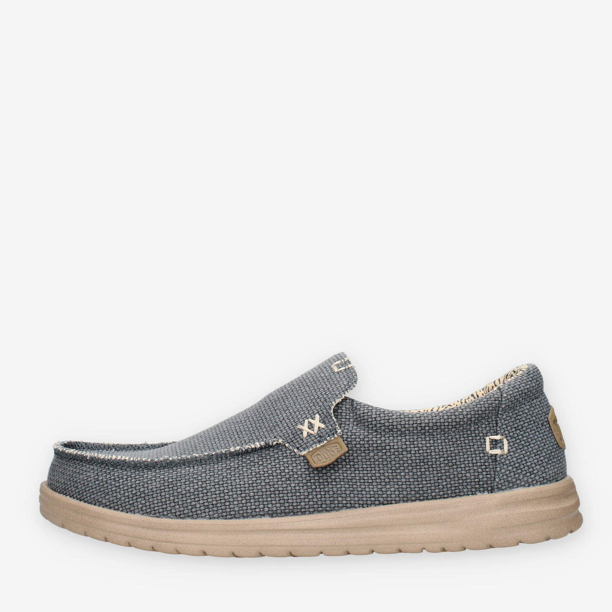 Hey Dude HD.40124-4NL Mikka Braided Slip On blu da uomo