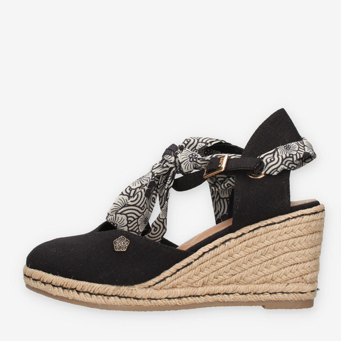 O-Joo OL61531A-062 GERI CVS Espadrillas nere da donna