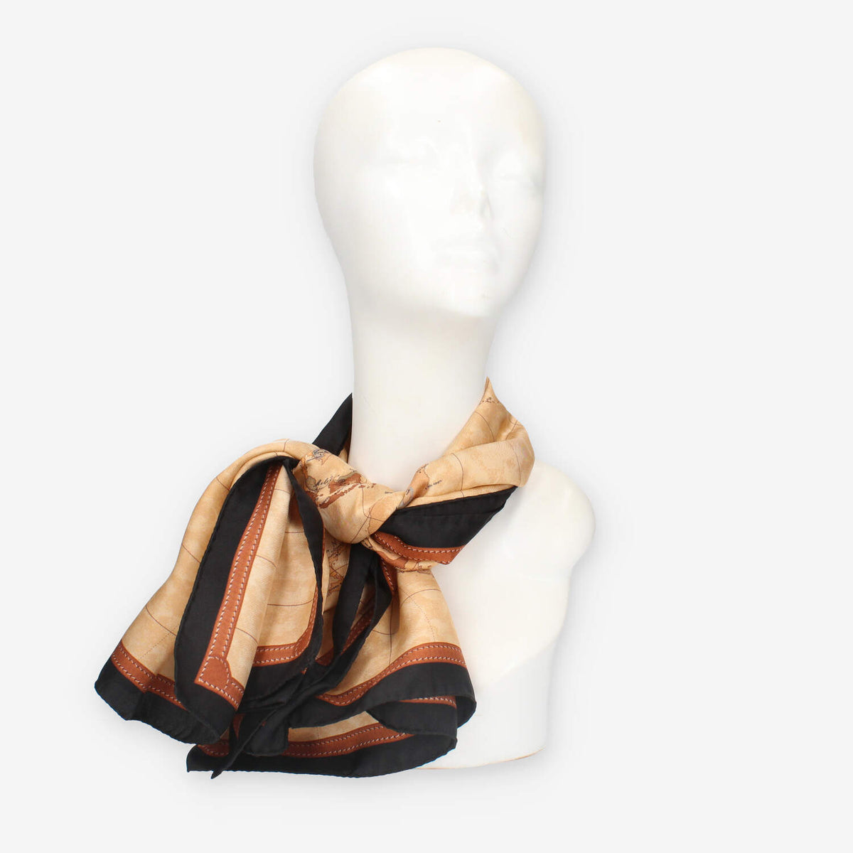 Alviero Martini Prima Classe K3190-ALOE-0001 Foulard nero e Geo Classic