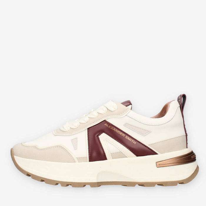 Alexander Smith ASBCLPW-2006-FBX LIVERPOOL WOMAN OFF WHITE BORDEAUX
