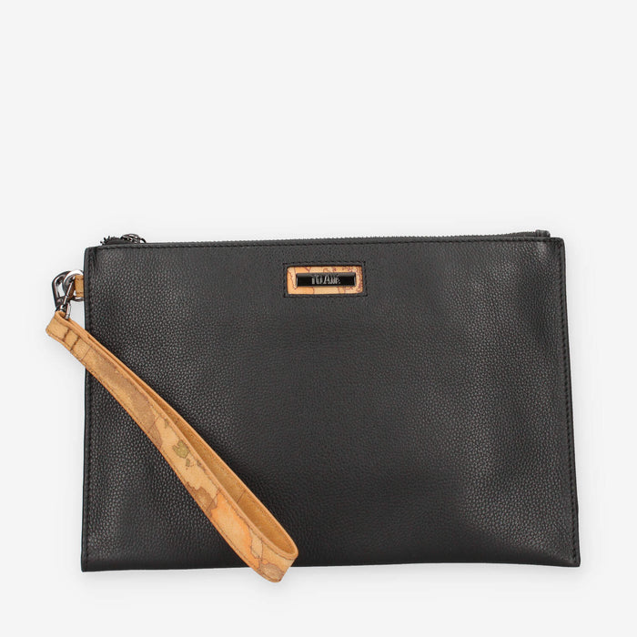 Alviero Martini Prima Classe LPO37-8162-0001 Pochette da uomo nera e Geo Classic