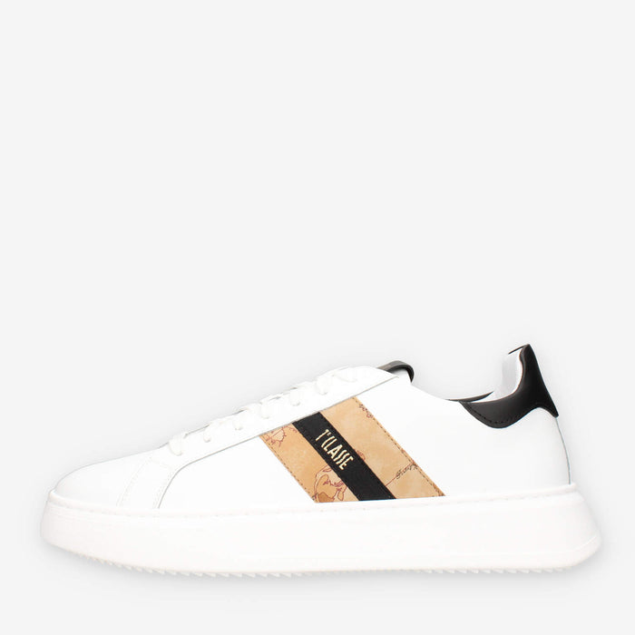 Alviero Martini Prima Classe ZU164-578B-0900 Sneakers da uomo bianche e Geo Classic